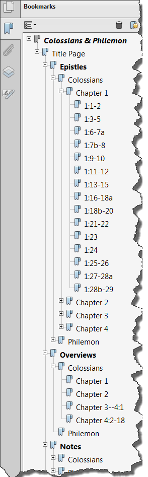 Colossians & Philemon Bookmarks