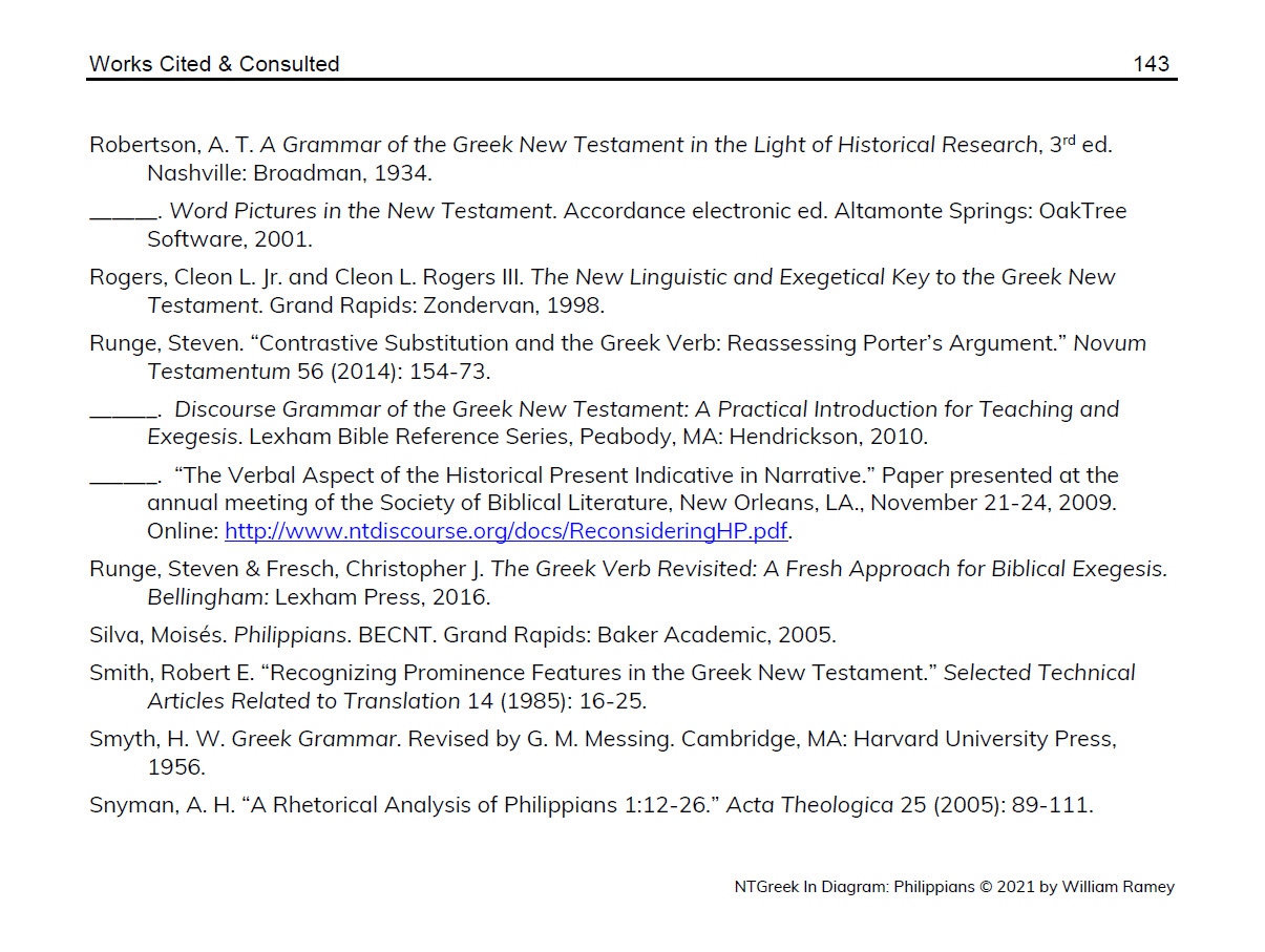 Philippians | NTGreek In Diagram